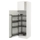 Learn kitchen organization with an ikea SEKTION cabinet in white with pull-out shelves. Modern design, durable materials ensure storage efficiency.