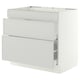 SEKTION / MAXIMERA Base cab f hob/3 fronts/2 drawers