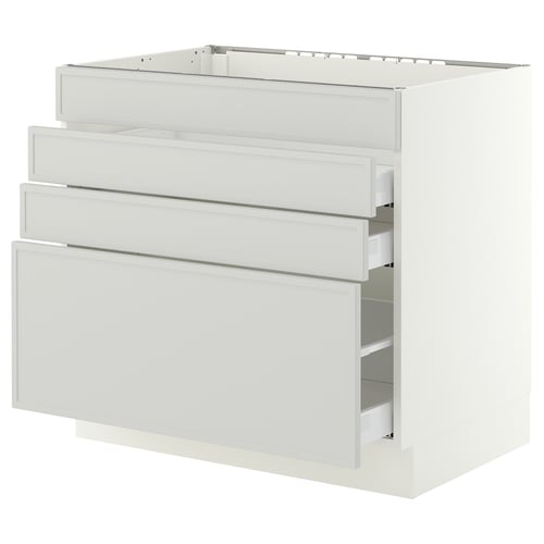 SEKTION / MAXIMERA Base cab f hob/4 fronts/3 drawers
