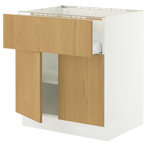 SEKTION / MAXIMERA Base cab f hob/drawer/shelves/2 drs