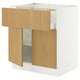SEKTION / MAXIMERA Base cab f hob/drawer/shelves/2 drs