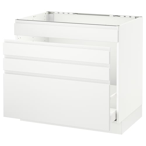 SEKTION white kitchen cabinet, modern minimalist design.