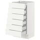 Ikea SEKTION white kitchen unit with multiple drawers.
