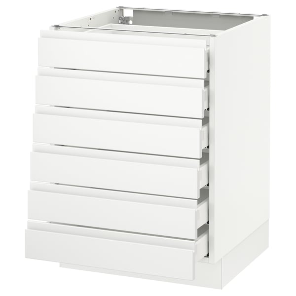 SEKTION / MAXIMERA Base cabinet 6 fronts/6 low drawers