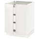 SEKTION white kitchen cabinet, modern design, smooth drawers, sturdy frame.