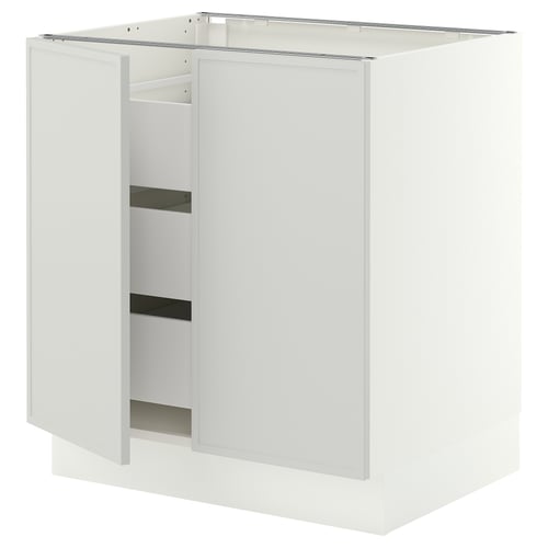 SEKTION / MAXIMERA Base cabinet w 2 doors/3 drawers