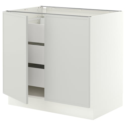 SEKTION / MAXIMERA Base cabinet w 2 doors/3 drawers