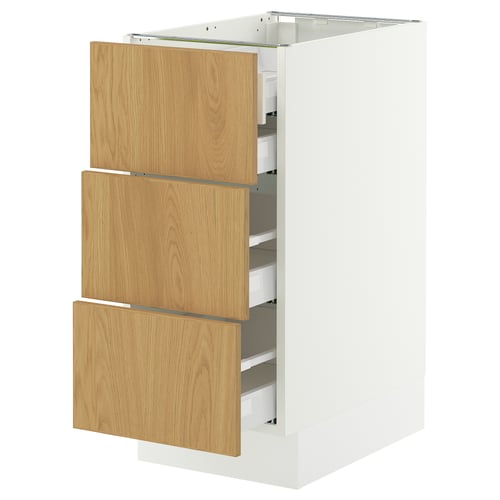 SEKTION / MAXIMERA Base cabinet w 3 fronts/4 drawers