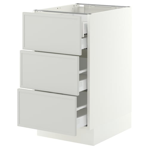 SEKTION / MAXIMERA Base cabinet w 3 fronts/4 drawers