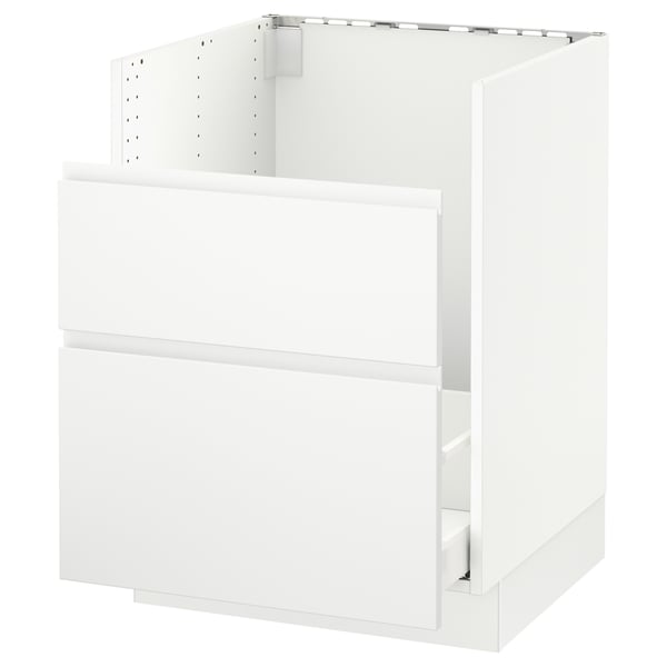 SEKTION white kitchen cabinet, modern minimalist design.