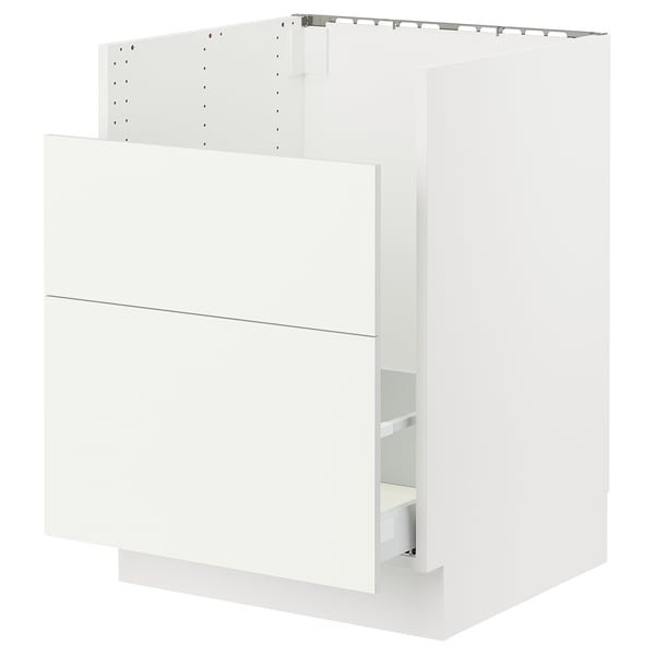 SEKTION kitchen unit: white, modern, rectangular with clean lines, smooth drawer.