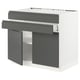Modern grey SEKTION kitchen with 25-yr guarantee.