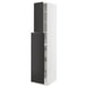 SEKTION kitchen cabinet: modern white and black design with adjustable shelves.