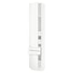 White SEKTION kitchen cabinet, modern minimalist design with matte finish and integrated handles.