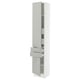 SEKTION light grey kitchen cabinet, modern minimalist design with adjustable shelves and soft-close drawers.