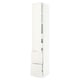 SEKTION white kitchen cabinet with smooth surfaces.
