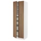 White base brown door SEKTION cabinet open