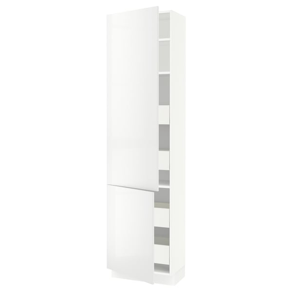 White SEKTION kitchen cabinet with sleek, modern design.