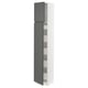 Modern grey SEKTION kitchen cabinet with integrated handles, featuring sleek design and durable frame.