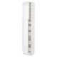SEKTION: white high cabinet, modern design, high gloss finish, multiple shelves, durable.