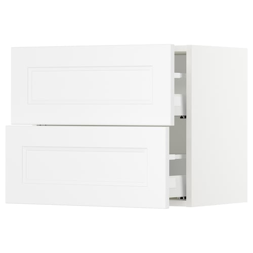 White SEKTION kitchen cabinet, modern design with smooth fronts.