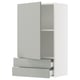 SEKTION light grey kitchen cabinet with two drawers, one shelf, openable door, and a modern design.