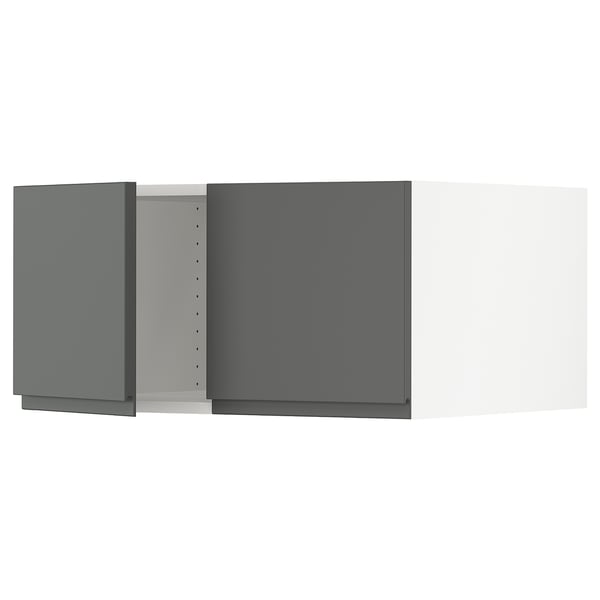 Modern kitchen cabinet, sleek design with no handles.