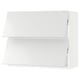 SEKTION white kitchen cabinet, modern, glossy, rectangular.