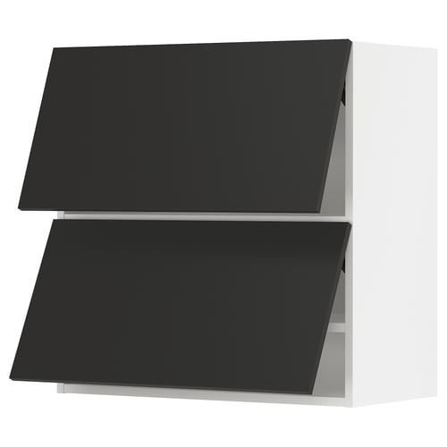 Black modern kitchen cabinets with sleek design and sturdy construction.