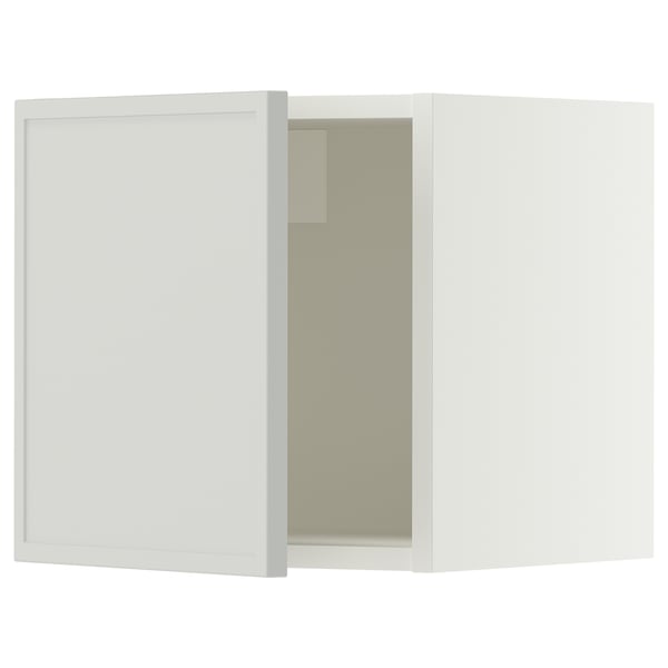 SEKTION Wall cabinet, white/Aspudden light grey, 38x37x38 cm