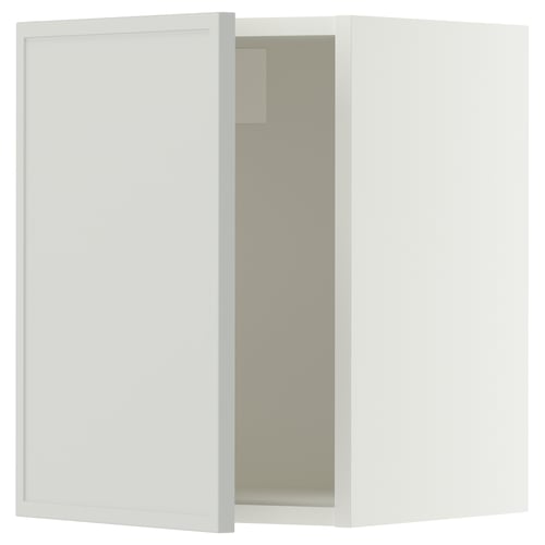 SEKTION Wall cabinet, white/Aspudden light grey, 38x37x51 cm