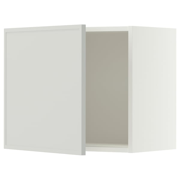 SEKTION Wall cabinet, white/Aspudden light grey, 61x37x51 cm