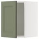 Ikea SEKTION kitchen cabinet, grey-green, rectangular, modern design with flat panel.