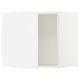 SEKTION white kitchen cabinet, modern style, rectangular shape, closed design, with snap-on hinges.