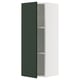 SEKTION kitchen cabinet with green door, adjustable shelves, sturdy frame.