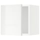 White kitchen cabinet with modern, glossy finish and sleek design.