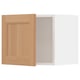 A wooden cabinet door, light brown in colour, rectangular in shape, with a simple flat-panel design. Its part of the SEKTION kitchen system.