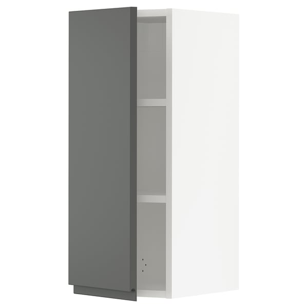 SEKTION kitchen cabinet, grey, sleek design, adjustable shelves.