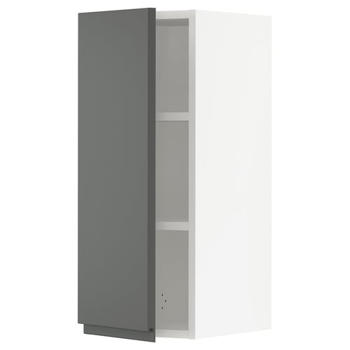SEKTION kitchen cabinet, grey, sleek design, adjustable shelves.