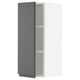 SEKTION kitchen cabinet, grey, sleek design, adjustable shelves.