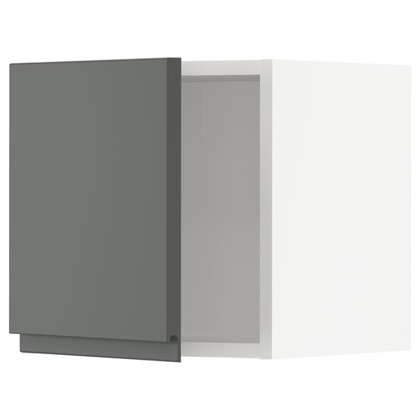 SEKTION kitchen cabinet in dark grey matte with modern minimalist design.