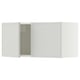 SEKTION Wall cabinet with 2 doors, white/Aspudden light grey, 76x37x38 cm