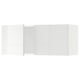 SEKTION kitchen cabinets: modern white high gloss, rectangular shape, sleek minimalist design.
