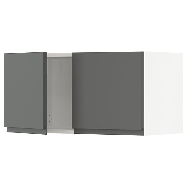 SEKTION kitchen units, dark grey, modern minimalist design. Sliding door with damper, durable materials.