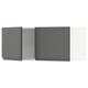 Modern grey kitchen cabinet, sleek and sturdy.