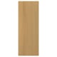 SINARP oak wood panel, natural. 25-yr guarantee. Oak veneer & particleboard with tinted lacquer. Rectangle.