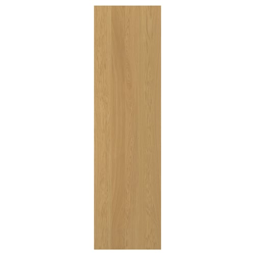 SINARP door panel: light oak, rectangular, smooth wood grain, veneer finish.