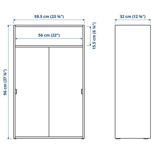 Illustration with measurements for the product: SPIKSMED.