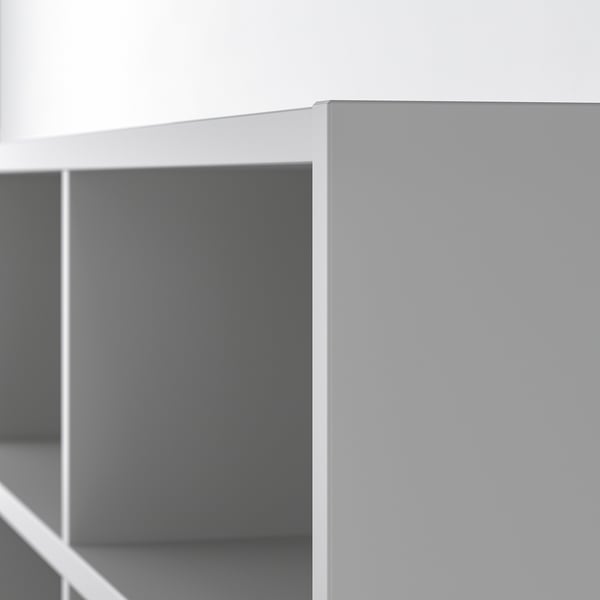 Modern wooden cabinet with smooth, sliding doors and open shelves, showcasing clean lines and quality craftsmanship.