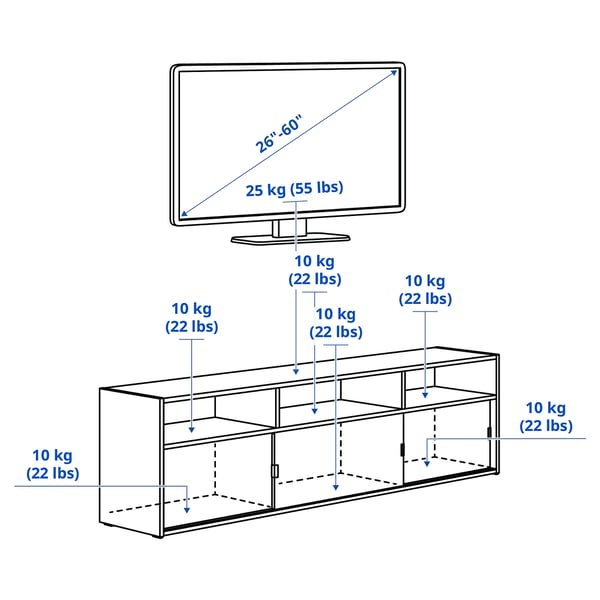 Illustration with measurements for the product: SPIKSMED.
